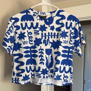 Nooworks Dutch garden crop top medium